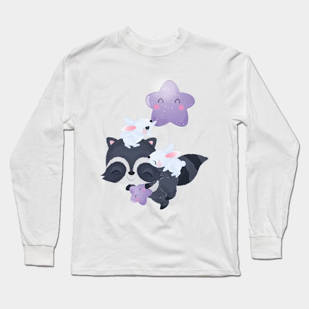 Animals Long Sleeve T-Shirt by O2Graphic